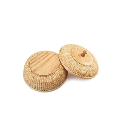 Teng Jin Nantucket Round Handicraft Basket