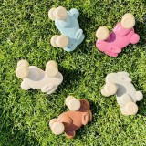 Hand Crafted Wooden Push Along Bunny Toy