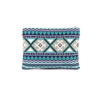 ASTRID 20 Cms Blue Cotton Travel Pouch